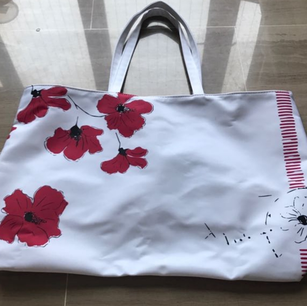 Clarins Hibiscus Tote